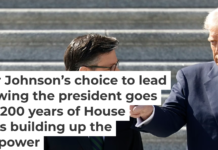 House Speaker Mike Johnson has given a lot of effort to pushing the agenda of President Donald Trump. Kevin Dietsch/Getty Images